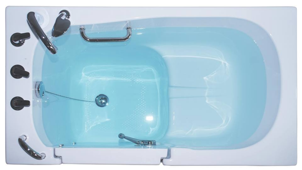Zink Air Hydro-badekar med massasjetilgang for funksjonshemmede (5)