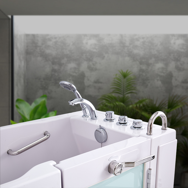 Zink Z1366 UPC Преносими хидромасажни спа вани Душ за баня за хора с увреждания (3)