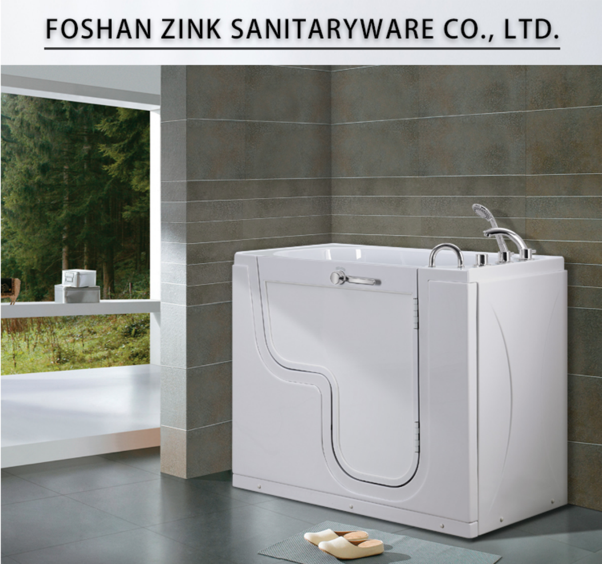 Zink Walk-in bathtub for seniors (2)