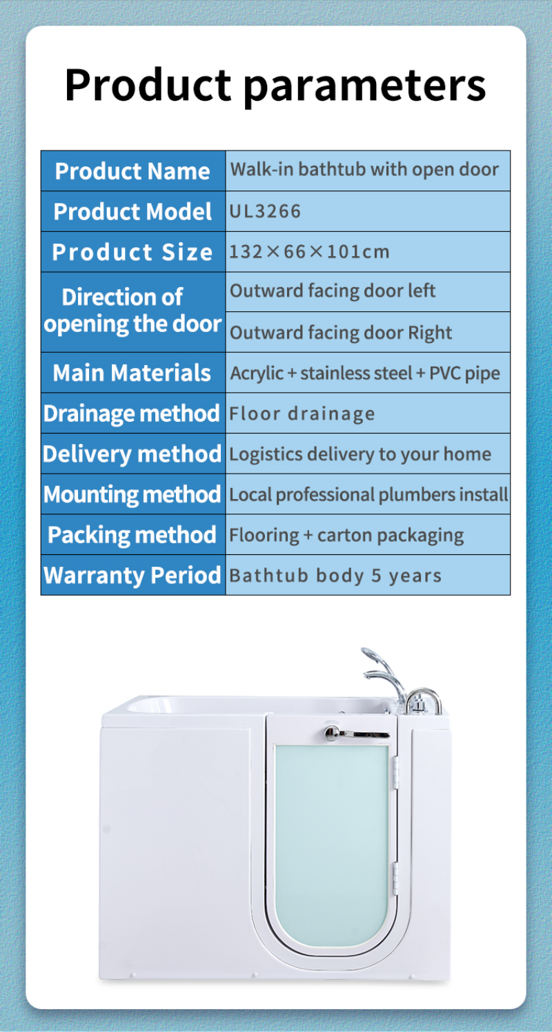 Zink Z1366 UPC Portable Whirlpool Spa Bathtubs Handicapped Bathroom Shower (8)